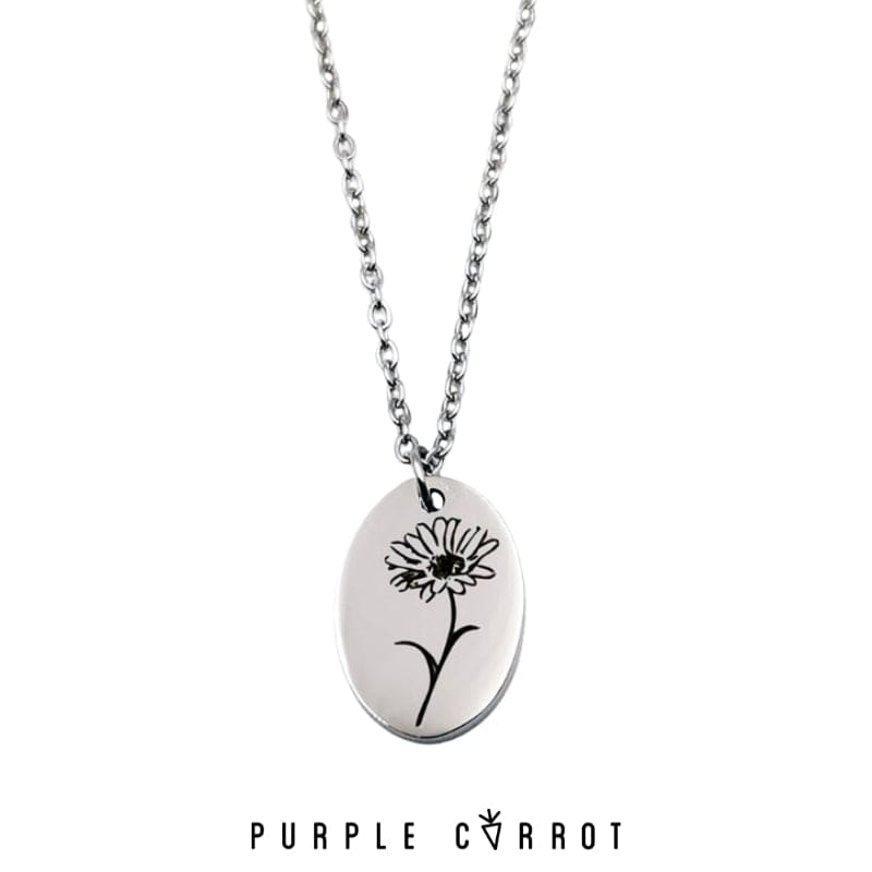 Birthday Month Flower Necklace