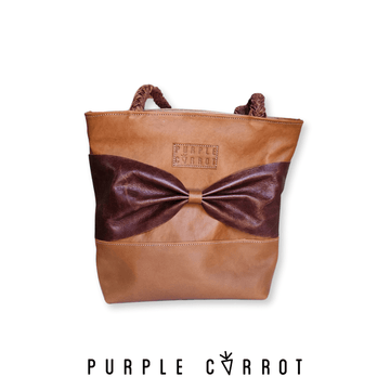 Bow Tie Leather Handbag