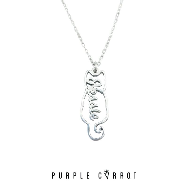 Cutie Cat Name Necklace