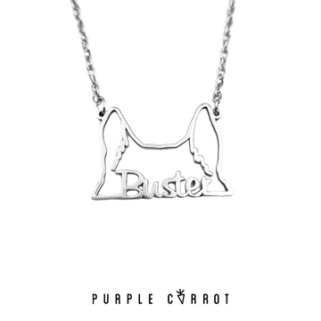 Personalised Dog Cutout Pendant & Necklace