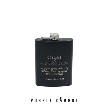 Memory Flask with Engraving