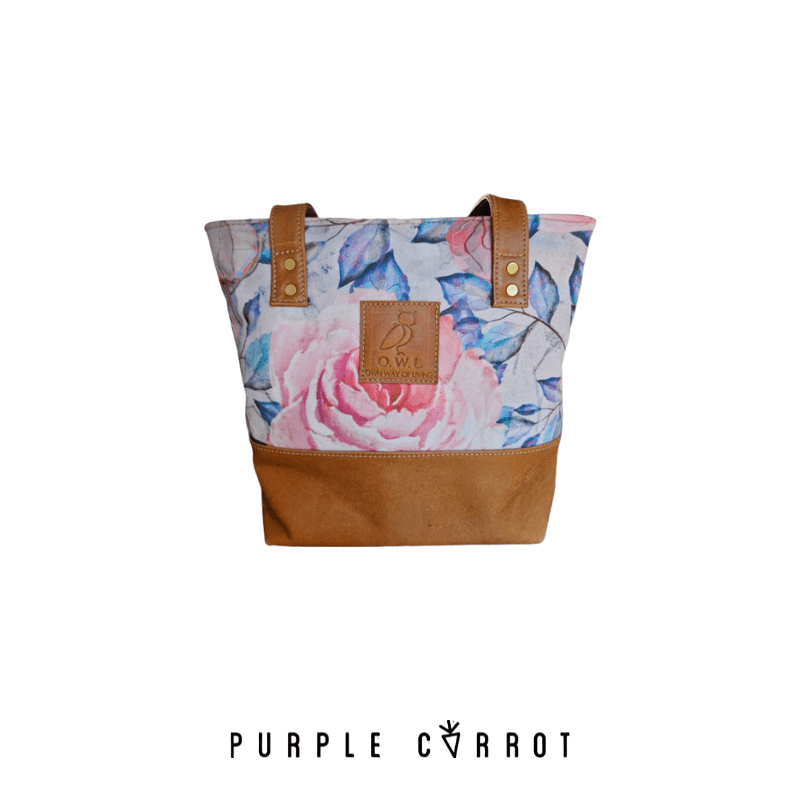 Floral 2024 leather bag