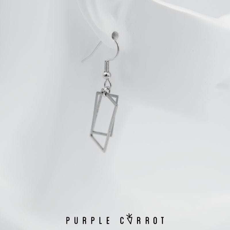 Double Rectangular Earring