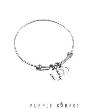 Beloved Heart Wire Bangle