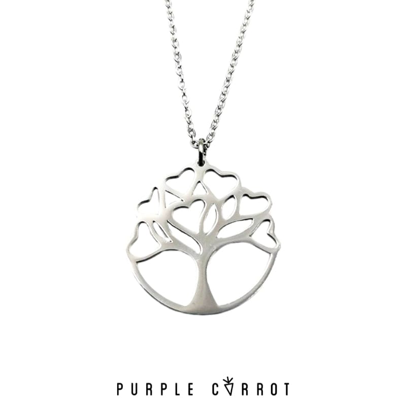 Tree Of Life Charm Pendant 32mm in 9ct Rose Gold — The Jewel Shop