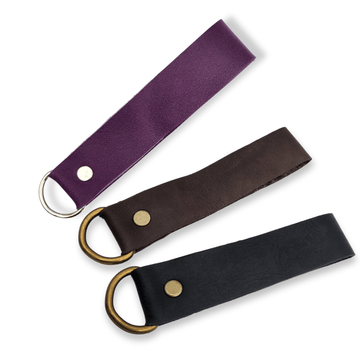 BLACK FRIDAY Real Leather Strap Keychain