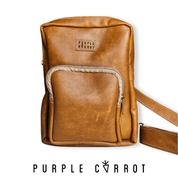 Real Leather Mini Backpack