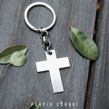 BLACK FRIDAY Cross Keychain