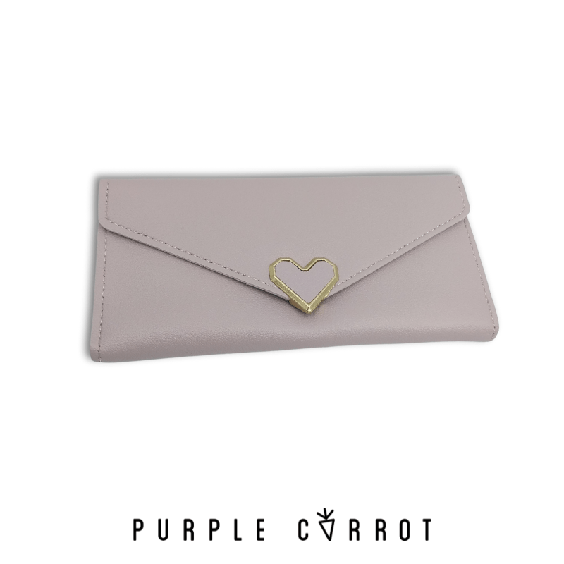 Lovely Heart Clip Wallet