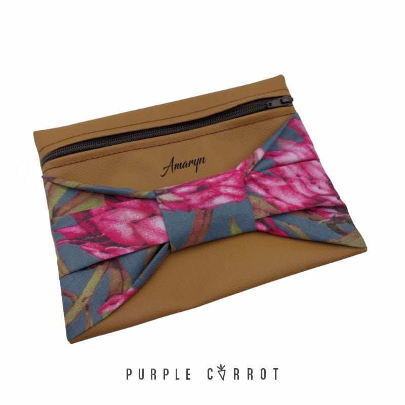 Bow Tie Zip Bag