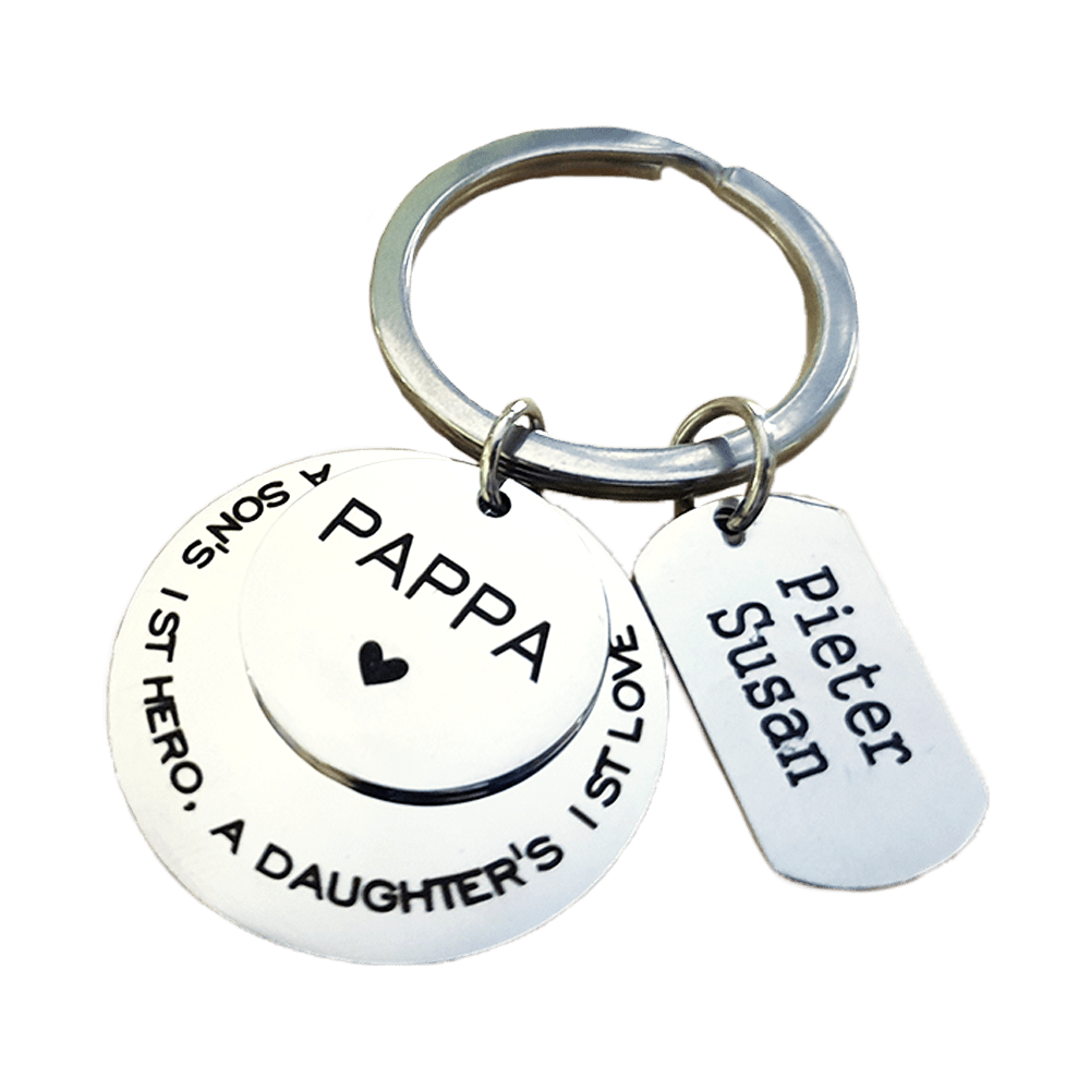 Daddy a daughter's first clearance love keyring