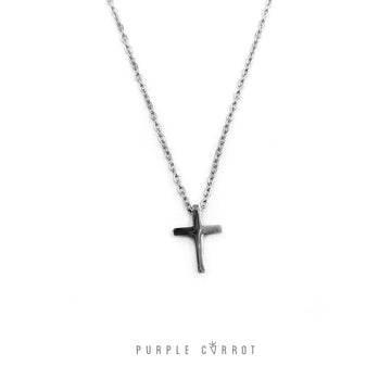 Threaded Cross Necklace