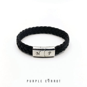 Leather Clip Bracelet