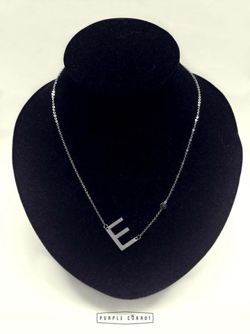 BLACK FRIDAY Tilted Initial Jewelry