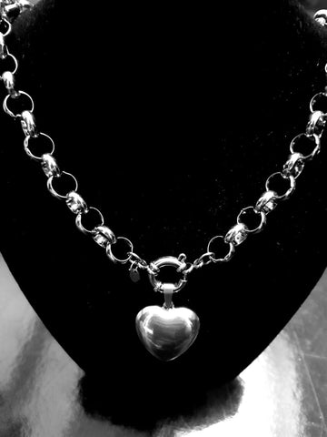 Roly Poly Necklace & heart pendant combo